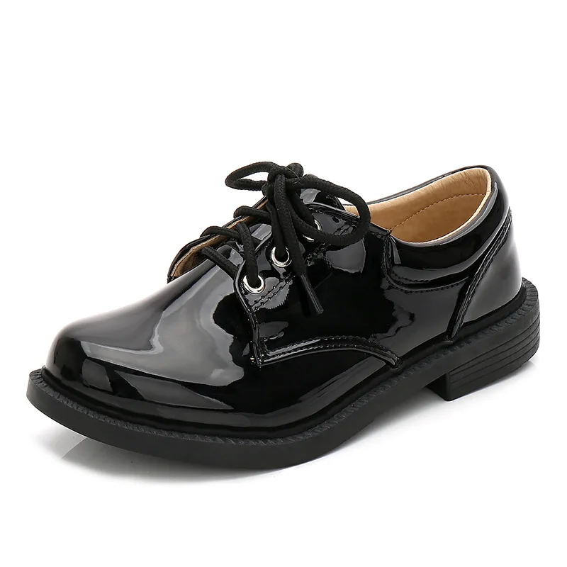2020 Children Kids Boys Genuine Leather Shoes Black Autumn School Uniform Dress Casual Oxfords Trainers | Мать и ребенок