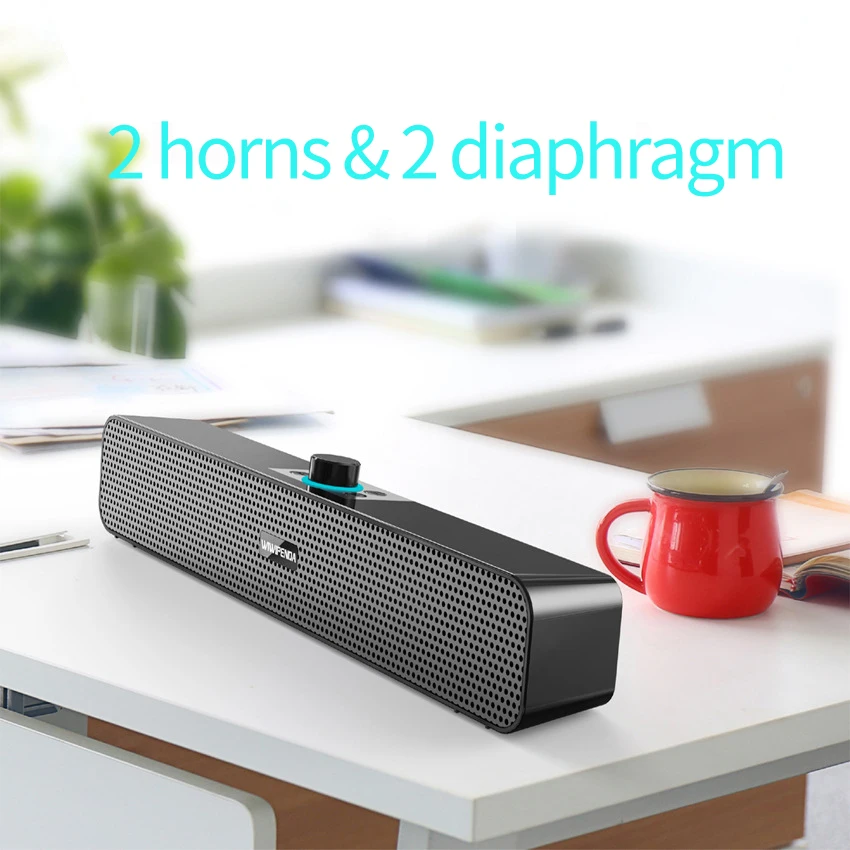 Bluetooth Speaker with RGB Backlit Portable Speaker Sound Portable Speakers for Home Desktop Laptop TF card USB AUX bluedio
