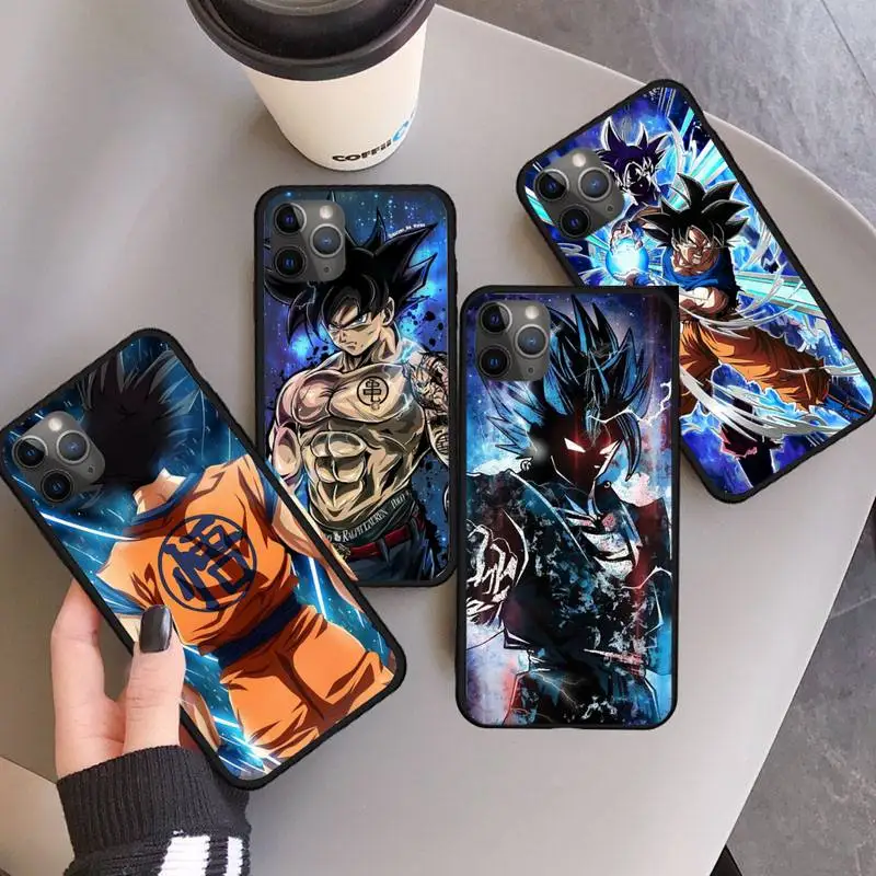 Японский чехол для телефона с Аниме D Dragon Ball Gokus iPhone 11 12 pro XS MAX 8 7 6 6S Plus X 5S SE 2020 XR