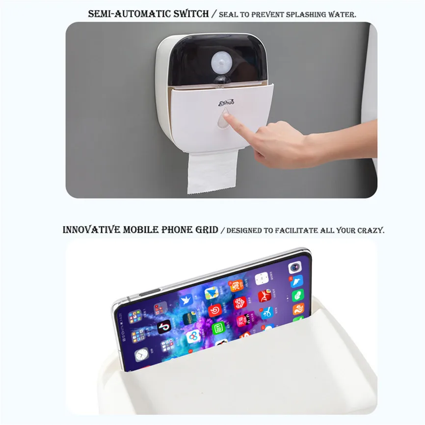 Bathroom Shelf Multi-Function Rack Intelligent Punch-Free Multi-Color Bathroom Shelf