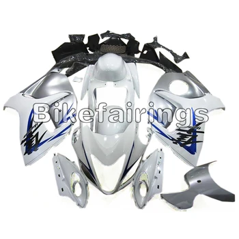

Full Fairings For Suzuki GSXR1300 Hayabusa 2008 - 2016 09 10 11 12 13 14 15 16 Injection Motorcycle Cowlings Pearl White Silver