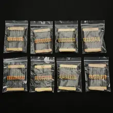 400 шт. 1/2W угольный осажденный резистор 5% 100r четыре функция управления цветовым кольцом 0,5 W Ассорти Компоненты набор ручных инструментов сопротивление компонент