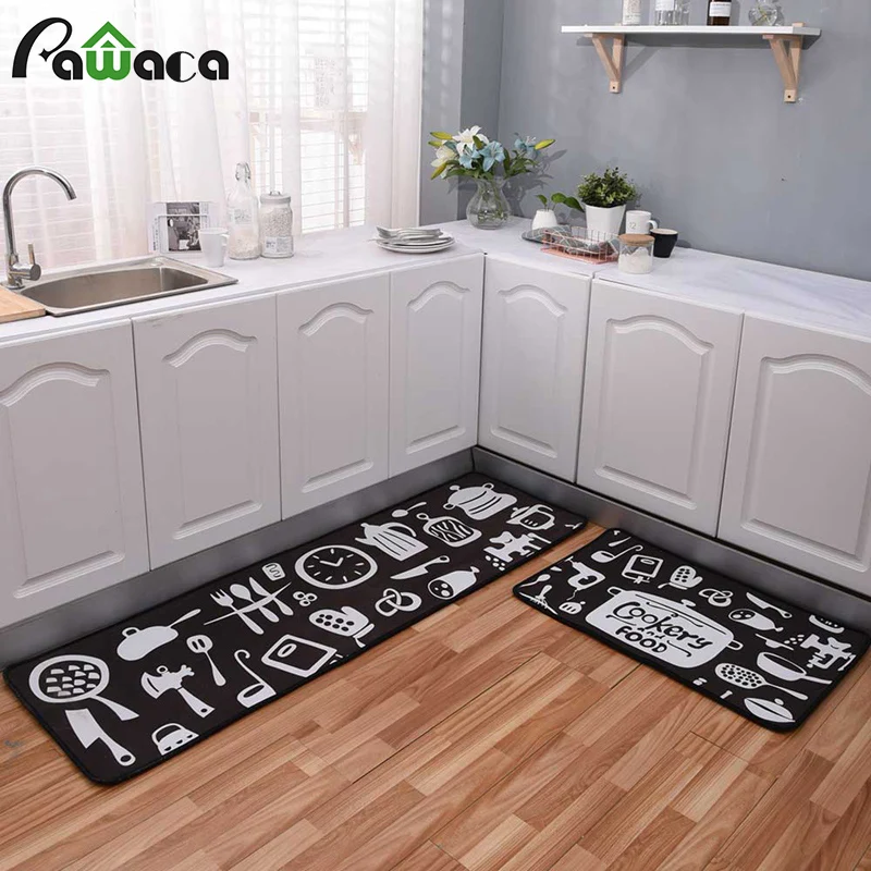 3 Sizes Kitchen Mat Rug Comfort Ergonomic Floor Mat Waterproof PVC
Non-slip Washable Decorative Carpet Kitchen Bathroom Bath Mat