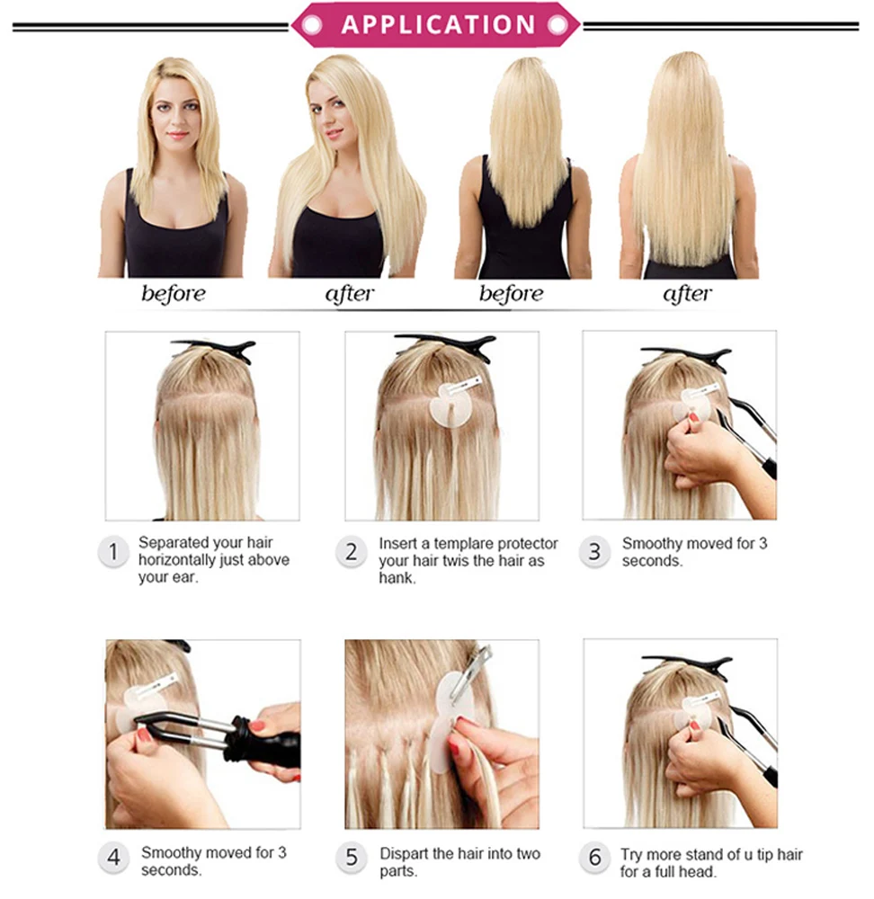 LuxyBeauty, волосы для ногтей, 1 г/шт., 1"-22"#4, темно-коричневые человеческие волосы, накладные волосы, кератиновые, Remy, прямые, машина, сделано