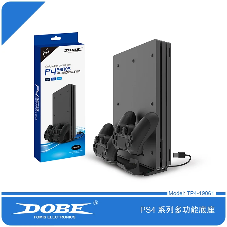 Dobe TP4-19061 Многофункциональная подставка концентратор зарядная для PS4/PS4 тонкий/PS4