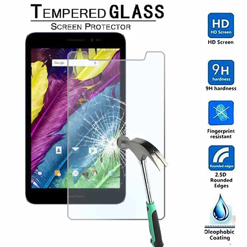 For ZTE Grand X View 2 8" - 9H Premium Tablet Tempered Glass Screen Protector Film Protector Guard Cover tablet back stickers