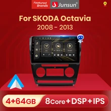 Junsun 4 + 64 Гб автомобильное радио для SKODA Octavia 2 A5 2008-2013 Android 10 видео плеер навигация GPS 2Din DSP * 30EQ бесплатно Android авто Junsun 4 + 64 Гб автомобильное радио для SKODA Octavia 2 A5 2008-2013 Android 10 видео плеер навигация GPS 2Din DSP * 30EQ бесплатно Android авто