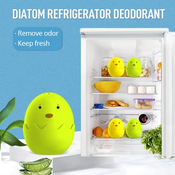 

Refrigerator Deodorizing Box Non-chemical Diatomite Deodorizer Odor Eliminator Egg Air Purifier Fishy Musty Moisture Remover