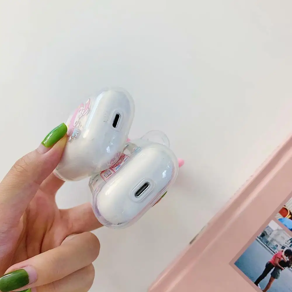 Мягкий силиконовый чехол для AirPods 1/2, милый мультяшный чехол для наушников s для Apple Airpods, защитный чехол