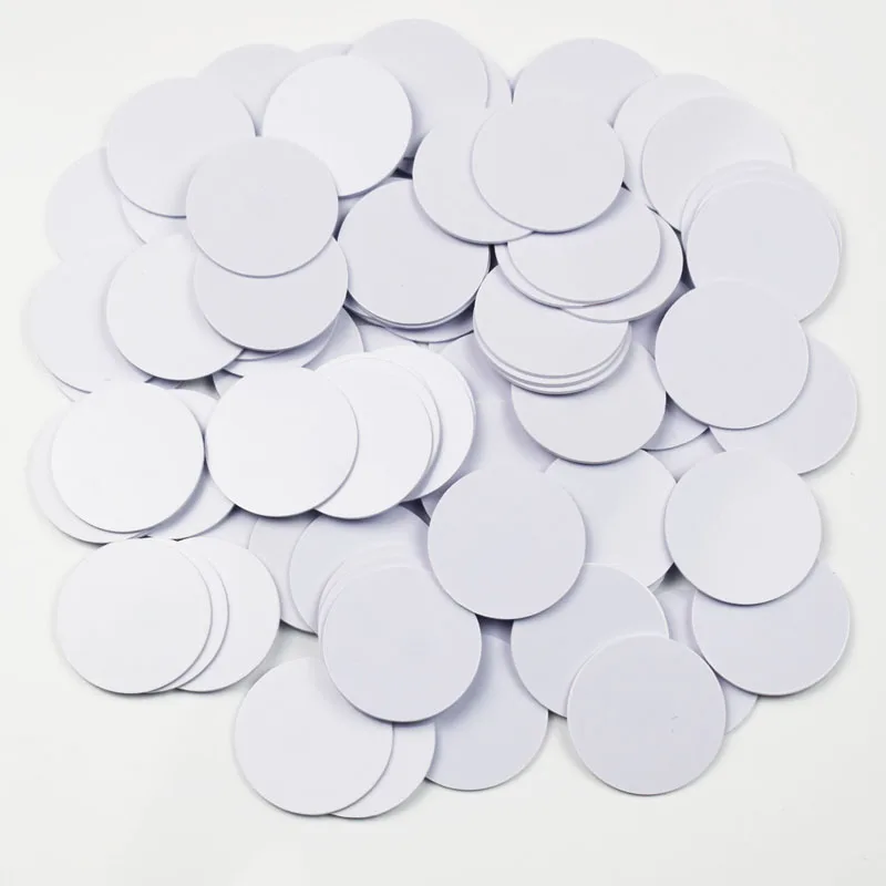 10pcs/Lot NFC 215 Coin TAG Key 13.56MHz  NFC215 Universal Label RFID Token Patrol Ultralight Tags Labels Phone 100pcs nfc ntag215 coin tag 13 56mhz 215 card label tags diameter round labels mm rfid ultralight 25 box m8g4