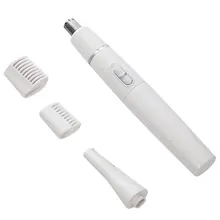 

2-in-1 Ear Neck Eyebrow Trimmer Shaver Electric Nose Hair Trimmer Implement Shaver Clipper Man Woman Clean Trimer Razor