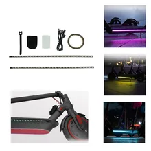 Светодиодная лента, светильник-вспышка, лампа для скейтборда, декоративный Комплект для Xiaomi M365, Электрический скутер, скейтборд, ночной Светильник