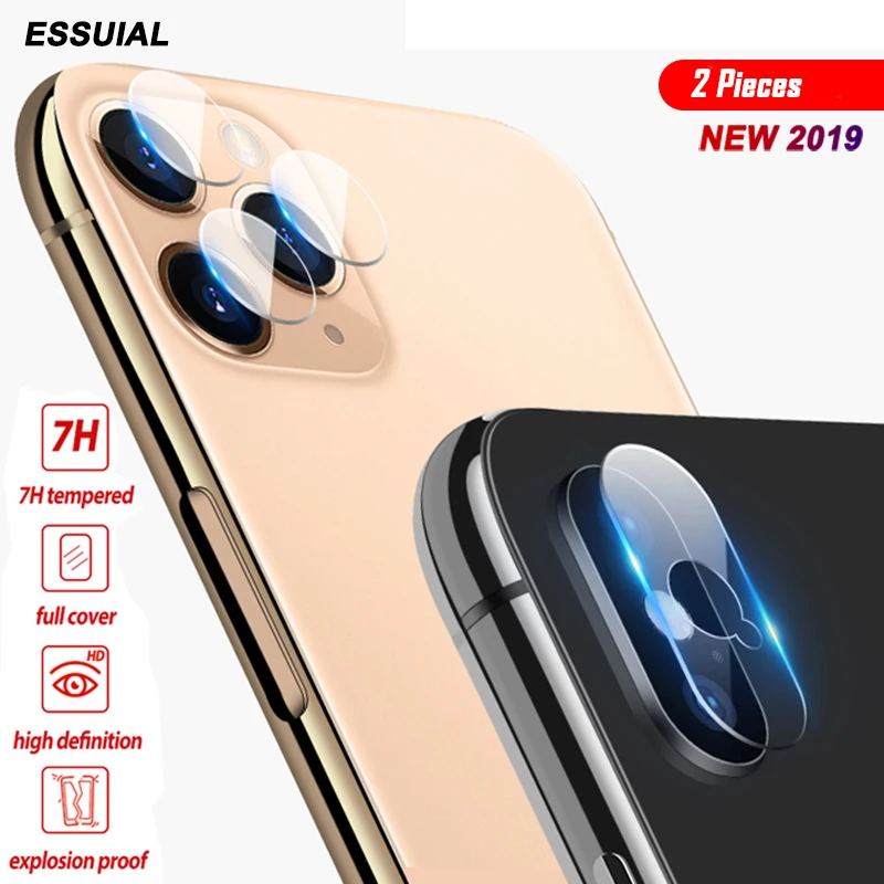 

2 Pcs Tempered Glass For iPhone 11 Pro XS Max X XR Screen Protector Back Camera Lens Glass For iPhone 11 Pro X XR XS Max Glass