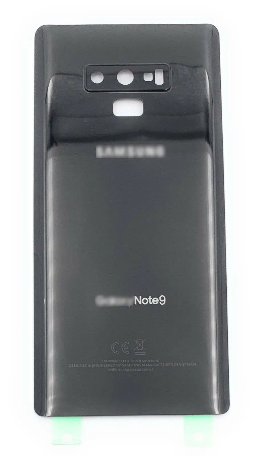 OEM аккумулятор крышка стеклянный корпус задняя дверь для samsung Galaxy Note 9 N960 US - Цвет: Black