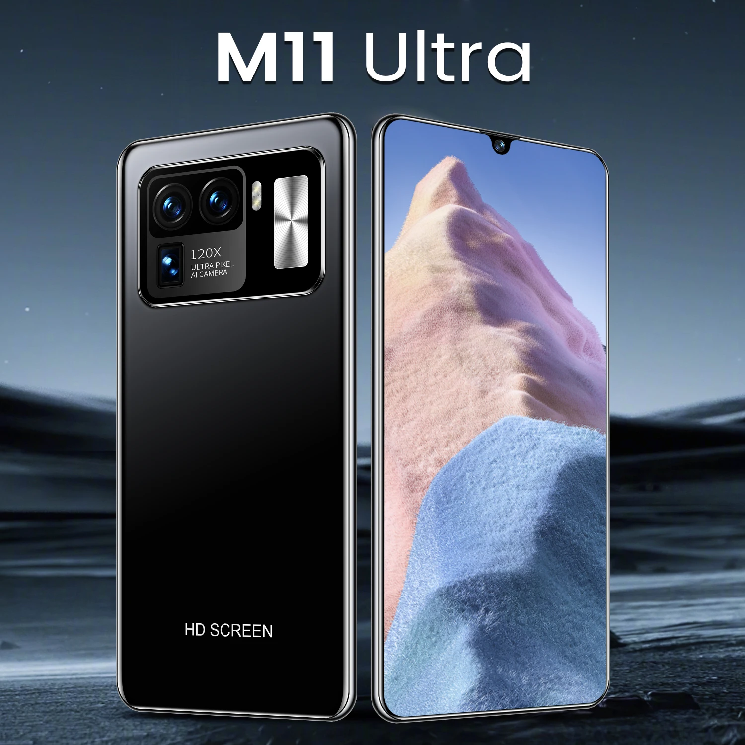 Global Version 6.7 Inch Mi 11 Ultra 8GB 256GB 16+32MP Andriod 10 Smartphones Ten Core MTK6889 Dual SIM 4G 5G Really Cell Phone