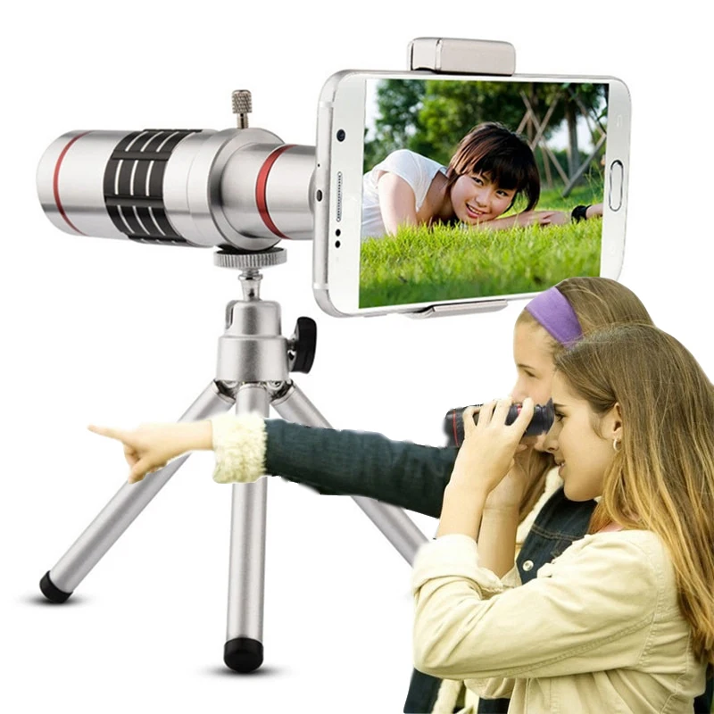 

Orsda Phone Telephoto Lens Optical 18x Telescope Mobile Smartphone Camera Telephoto Lens for iPhone Samsung Huawei With Tripod