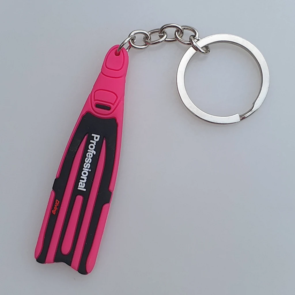 Scuba Diving Fins Flippers Key Chain Holder Keyring Keychain Key Chain Flipper Keychain Keyring for Swimming Diving