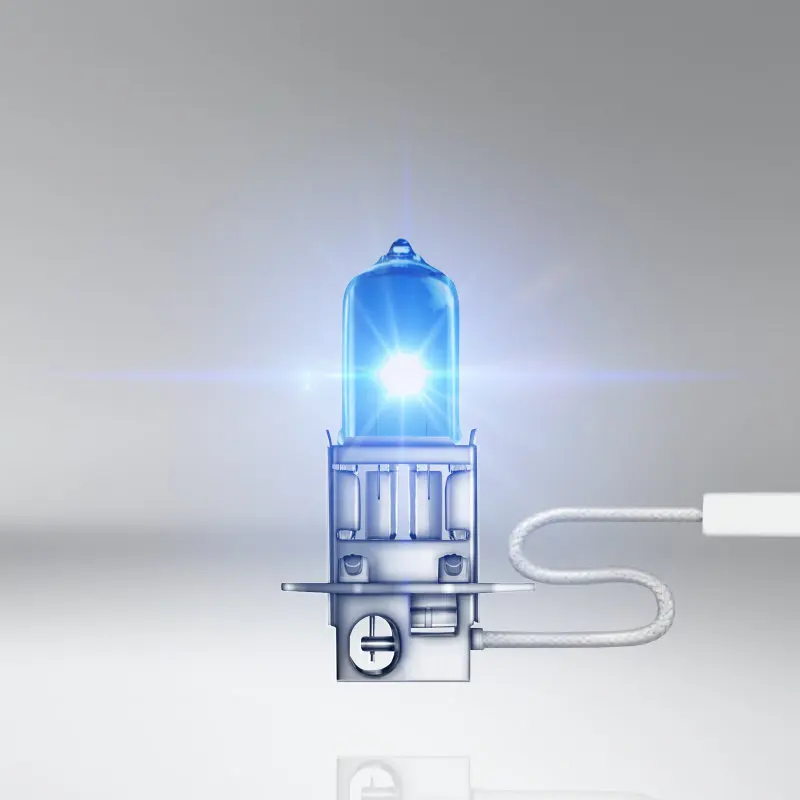 OSRAM H3 62151CBA Галогенные Противотуманные лампы холодный синий Advance 12V 55W Авто оригинальная головка свет 5000K белый свет+ 50% ярче, пара