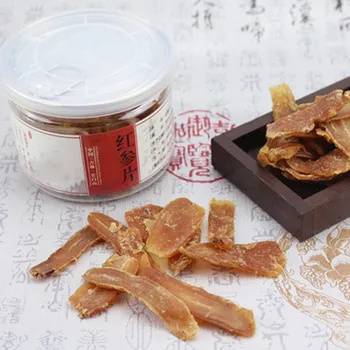 

Changbai Mountain Organic Red Ginseng Slices Big Slices Stewed soup Soak in Water Nourish Enhance physical fitness