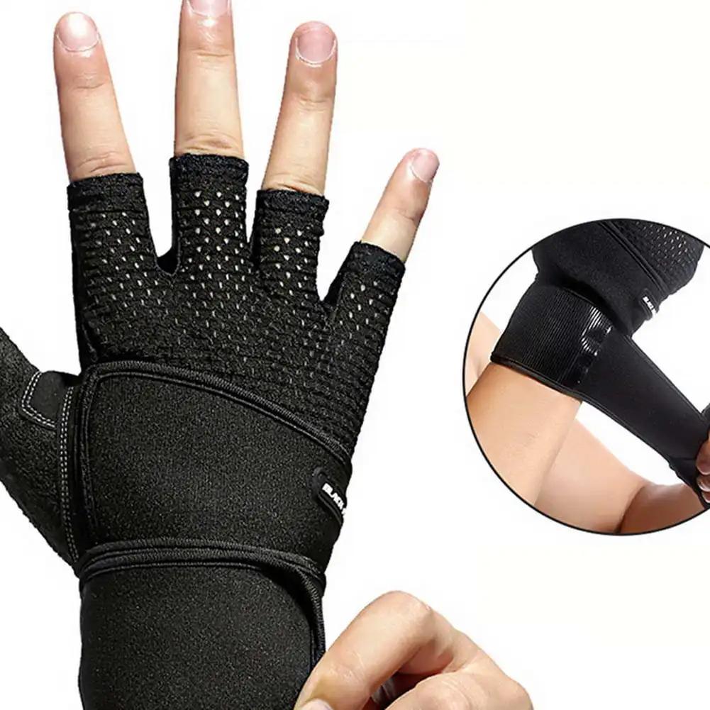 mesh weight lifting gloves