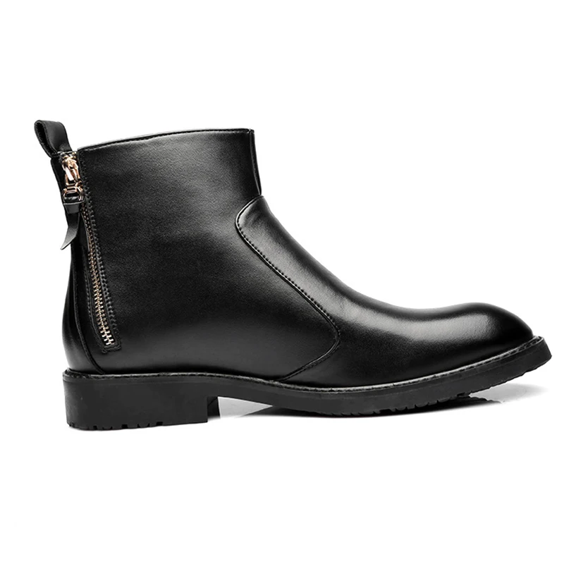 Новые Брендовые мужские ботинки; удобные теплые водонепроницаемые качественные Модные ботильоны; повседневные мужские кожаные ботинки; Bota Masculina988