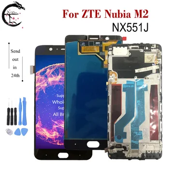 

5.5" LCD For ZTE Nubia M2 NX551J lcd Full display touch Sensor screen Digitizer assembly Nubia M2 LCD With frame Replacement New