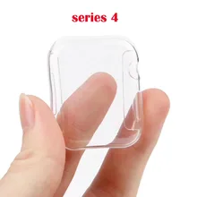 Новейший мягкий Силиконовый ТПУ защитный чехол для Apple Watch band Series 5 4 3 2 1 оболочка 40 мм 44 мм