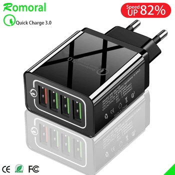 

Quick Charger 3.0 USB Charger for iPhone 7 8 Xiaomi mi9 Samsung A50 A30 Tablet QC 3.0 Fast Wall Charger Adapter