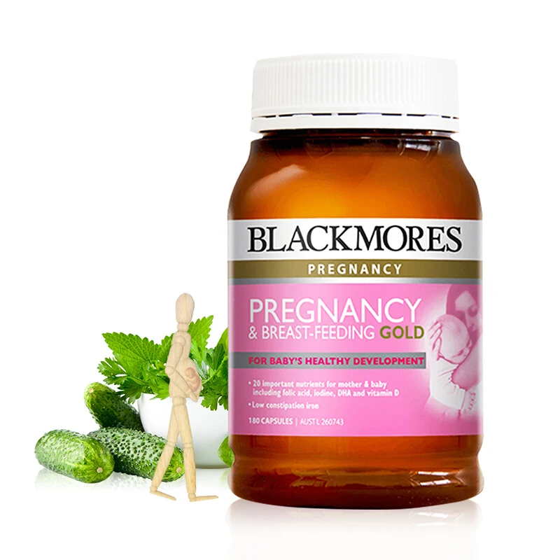 Australia Black More Folic Acid Pregnancy Breastfeeding capsules