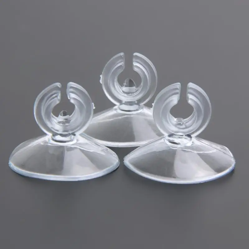 10Pcs Silicone Aquarium Sucker Suction Cup Holder Sucker for Fish Tank Pump Airline Tube 4/6mm Aquatic Pet Supplies
