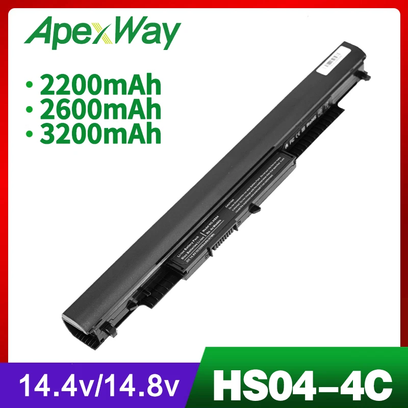 Продажа 14,4 v аккумуляторная батареядля ноутбука hp павильон 14 ac0XX 15 ac0XX HS04 HS03 HSTNN LB6V HSTNN LB6U 255 245 250 G4 240 807611 831 hstnn lb6v