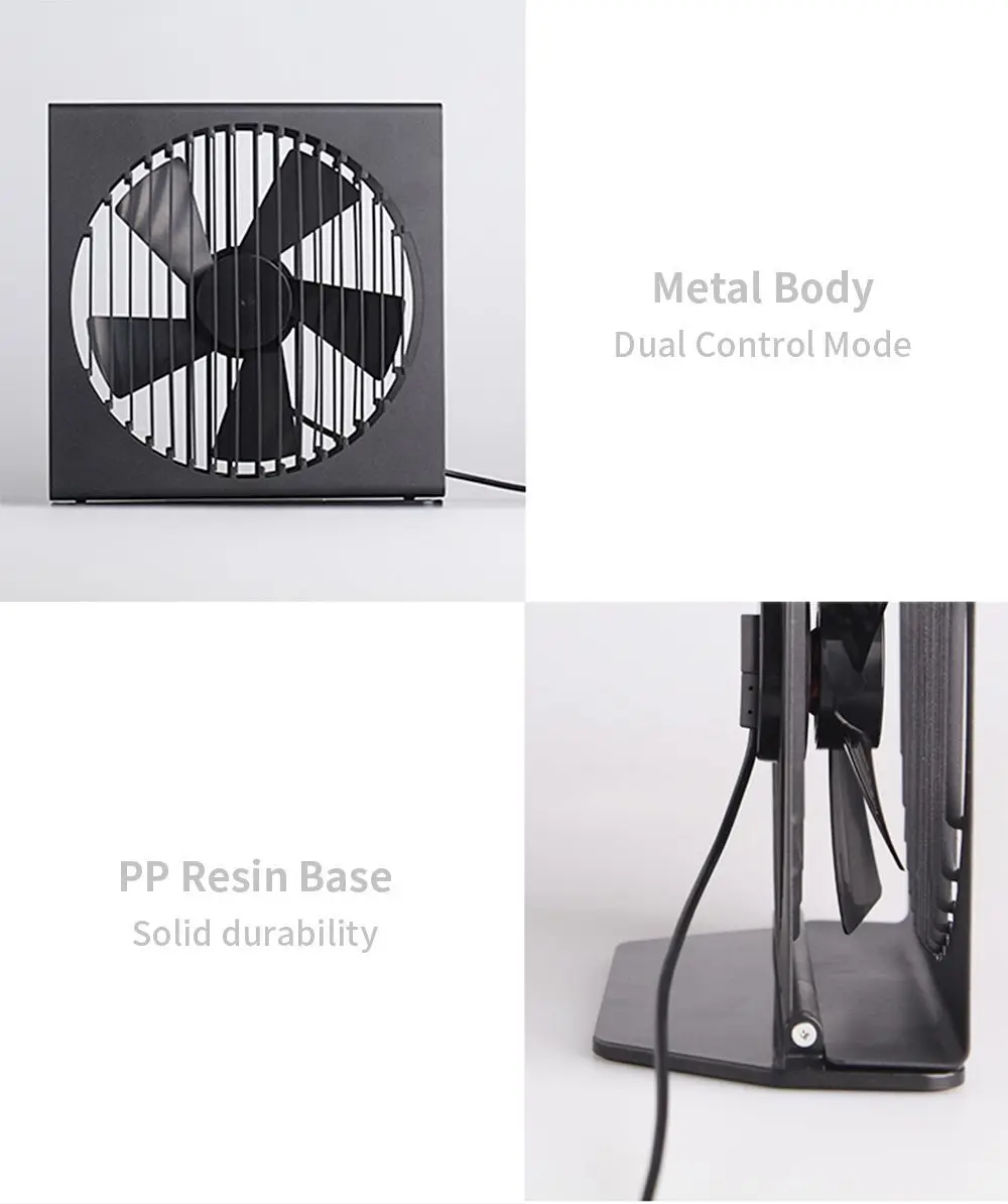 Xiaomi VH CE 7 Inch Portable Mini Metal Mute Fan Dual Mode Home Office Desk Brushless Motor Fan