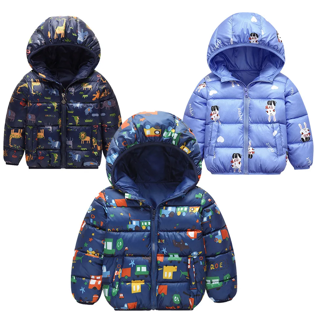 2020 Winter Girls Boys Coats Children Down Jacket Hooded Outdoor Thicken Детская Одежда Warm Kids Snow Wear Jackets Fashion |