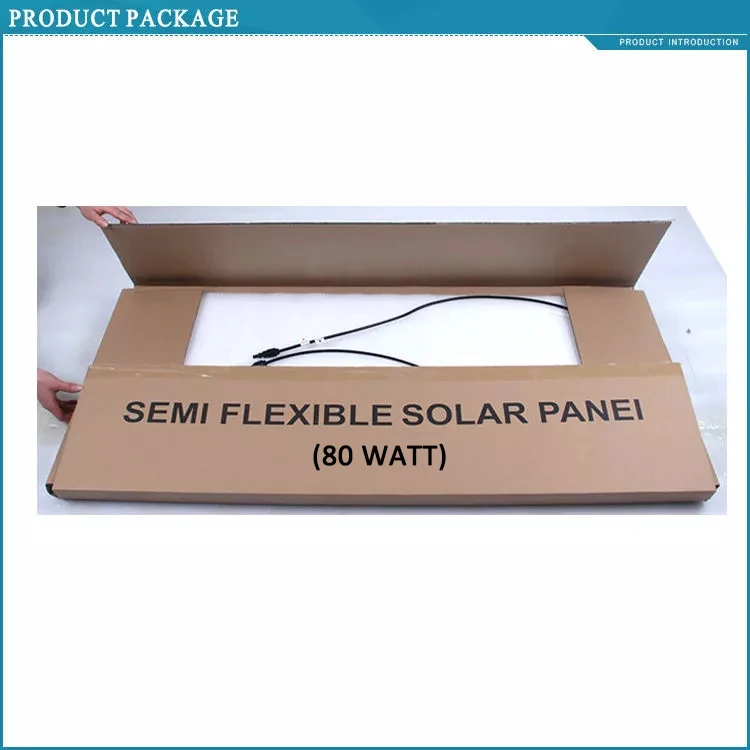 Водонепроницаемый и жаростойкий 80 Вт ETFE полу гибкие солнечные панели монокристаллический солнечный элемент 12 в солнечное зарядное устройство по низкой цене