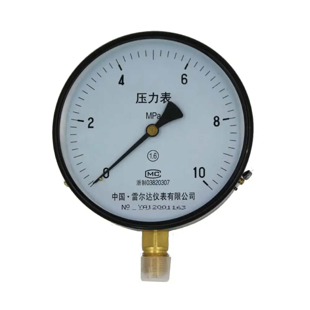 

150mm Barometer Spring Tube Water Pressure gauge M20*1.5
