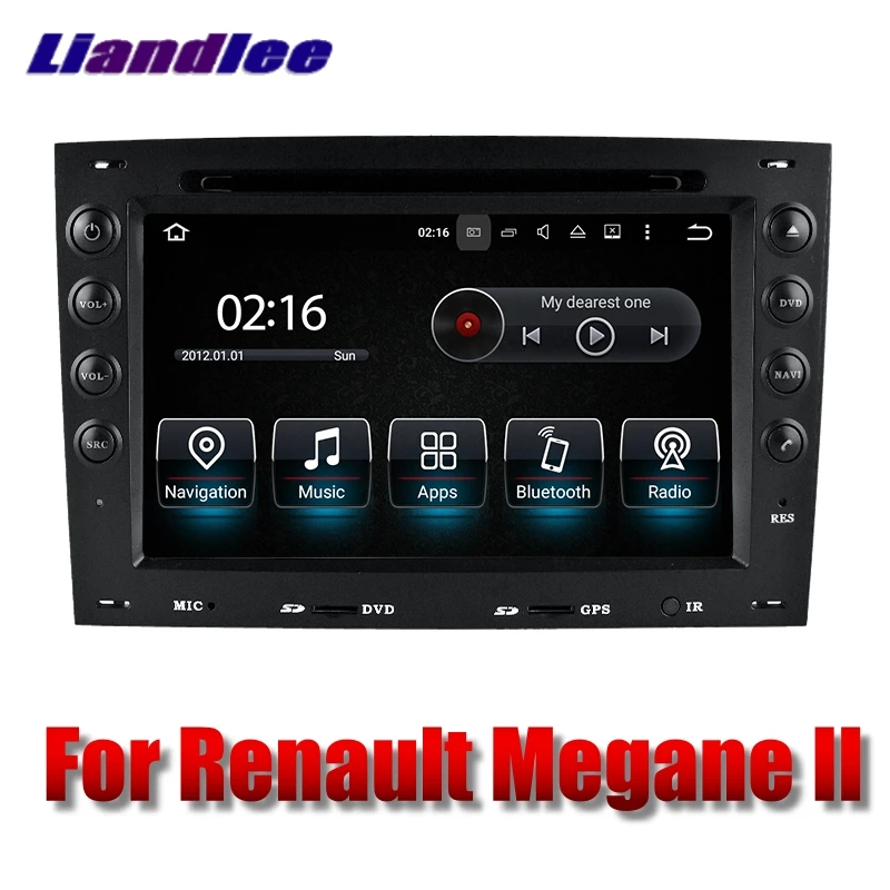 Liandlee автомобильный мультимедийный плеер NAVI для Renault Megane II 2003 ~ 2010 сенсорный экран