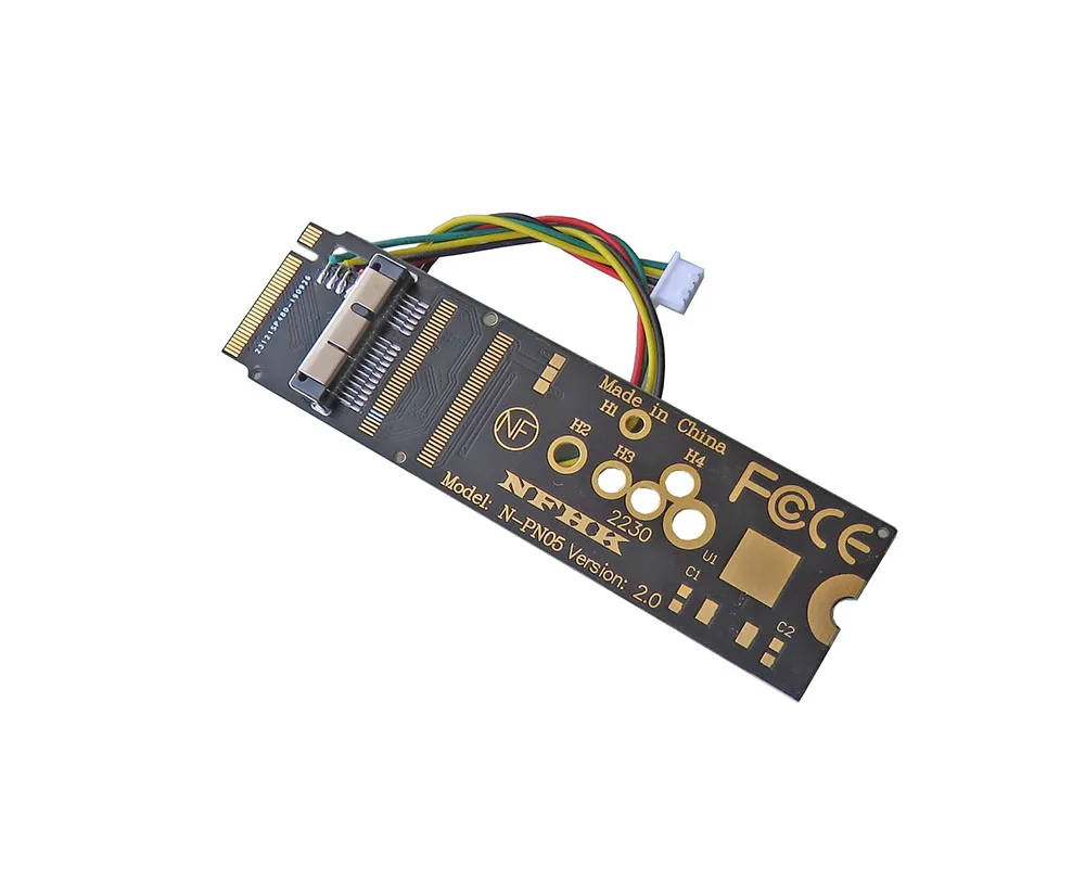 Черная сетевая карта Apple BCM94360CS2 на M ключ PCIe X4 M.2 адаптер NGFF карта, посвященная NUC8