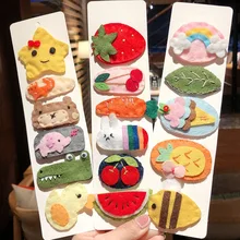 Милый детский головной убор из Южной Кореи; полностью ручная работа; фетровая ткань для младенцев; заколка для волос; Детская повязка на голову