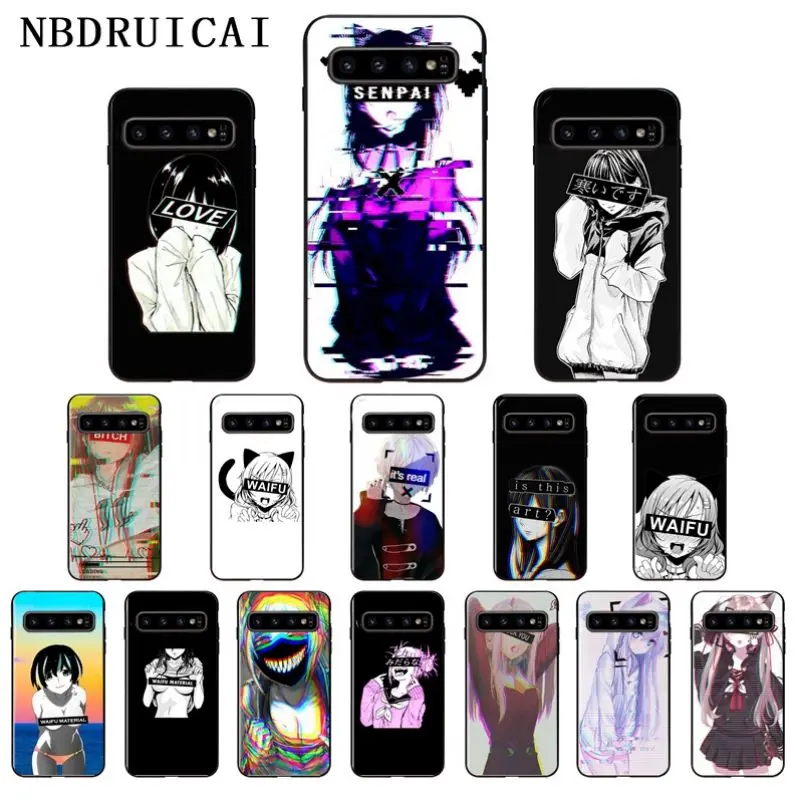 

NBDRUICAI Japanese Anime TPU Soft Silicone Phone Case Cover for Samsung S9 plus S5 S6 edge plus S7 edge S8 plus S10 E S10 plus