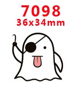 7098 30 шт мультяшный персонаж плоское украшение из смолы PR 5971 - Цвет: 7098