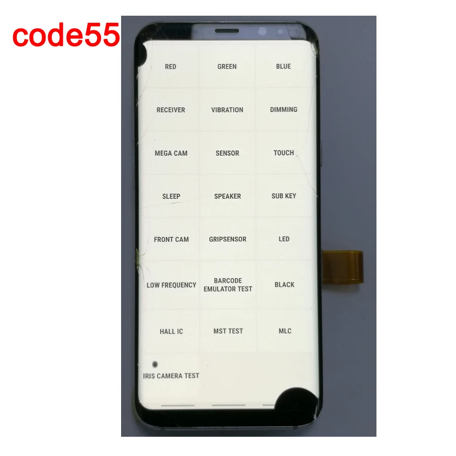 JPFix применимо к samsung S8+ экран в сборе с рамкой и небольшой точкой взрывающаяся изогнутая поверхность для удаления lcd