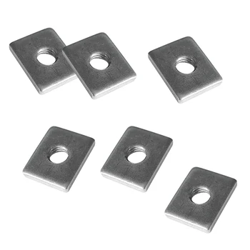 

6 Pieces Durable Stainless Steel Screw Nut Material For Track