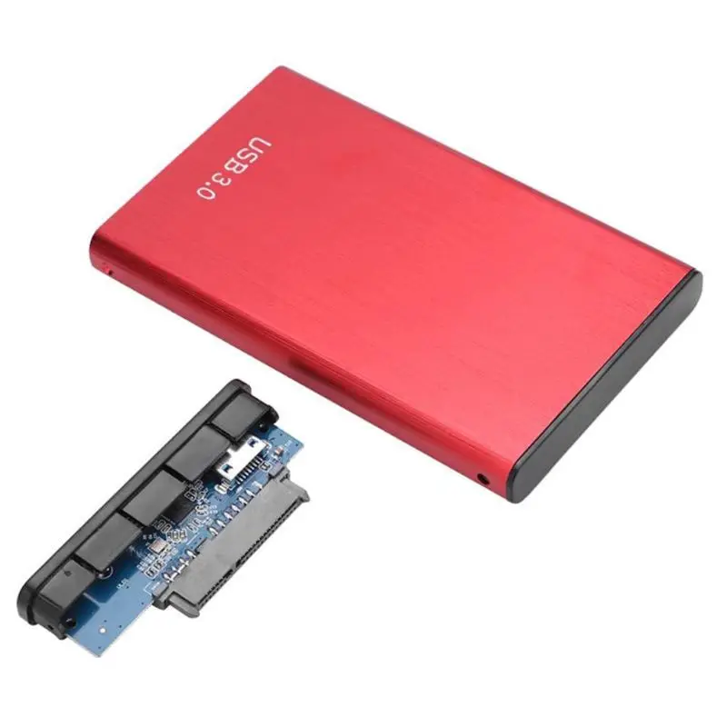 Алюминиевый 2,5 дюймовый HDD SSD чехол SATA для USB 3,0 адаптер жесткий диск корпус