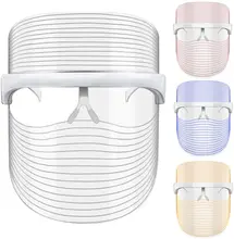 

LED Face Mask 3 Colors Light Beauty Facial SPA Photon Therapy Treatment Anti Wrinkle Acne For Skin Rejuvenation LED Face Mask