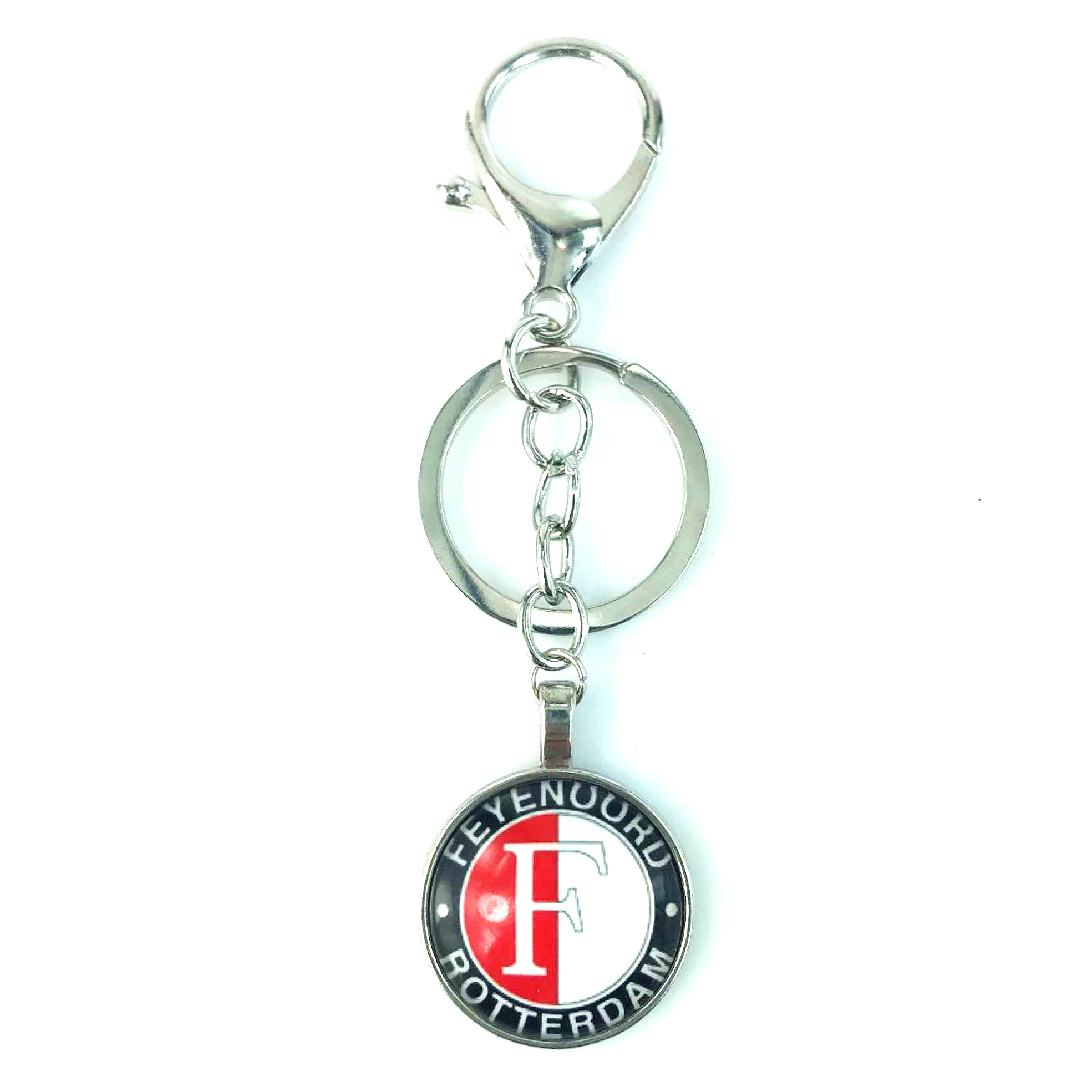 

New Arrival Dutch Ajax Football Leagues Logo Keychain Soccer Club Collection Key Chain Holder Trinkets Fans Gift Men Jewelry