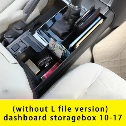 storage box Для Toyota prado 2010- для панелей; хранение коробки литья отделка 1 шт - Цвет: storage box