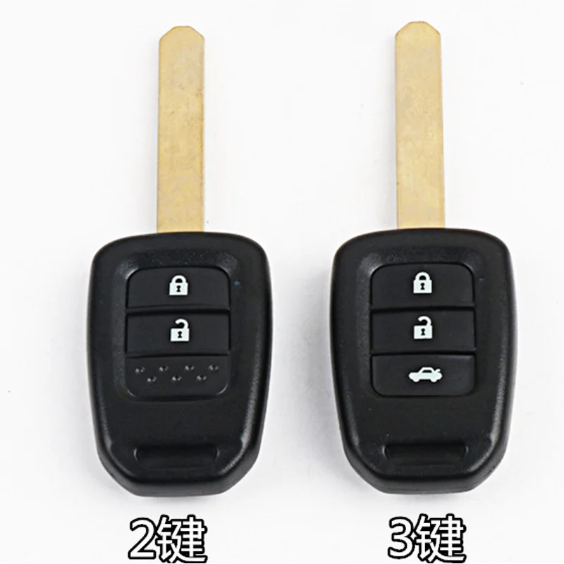 DAKATU 2/3 кнопки дистанционного ключа оболочки для Honda Accord CR-V FIT XRV VEZEL CITY JAZZ CIVIC HRV FRV дистанционного ключа чехол Fob