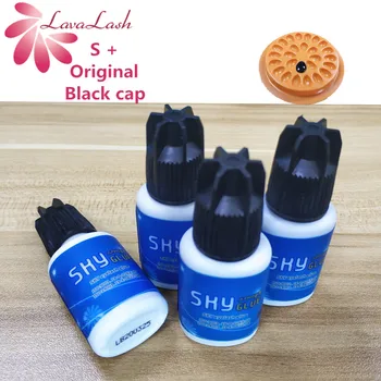 

Free Shipping 5 bottles/lot Sky Glue for Eyelash Extensions 1-2 seconds fast dry eyelash glue Adhesive S+ type,5ml Black Cap