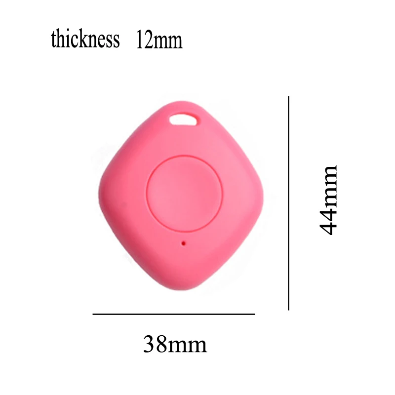 Портативный мини-трекер для питомцев С Bluetooth 4,0, gps-локатор для питомцев, трекер против потери, трекер для кошек, собак, детей