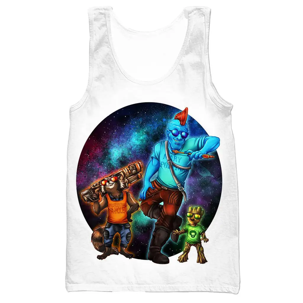 Yondu 3D напечатанный унисекс Топ на бретелях для мужчин модный крутой летний топ на бретелях для работы Мужские Женские топы